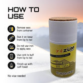 WARM TEMPS Rub-On Ski/Snowboard/Nordic/Cross-Country Wax 70g, WARM Temperature, Easy cork applicator, long-lasting performance, secret vanilla scent, Made in USA, PFAS-free, Excellent spring wax